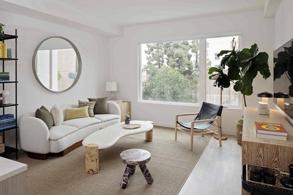living room at Denizen Apartments