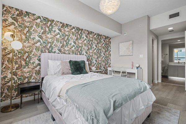 bedroom at Century Town Center Apartments