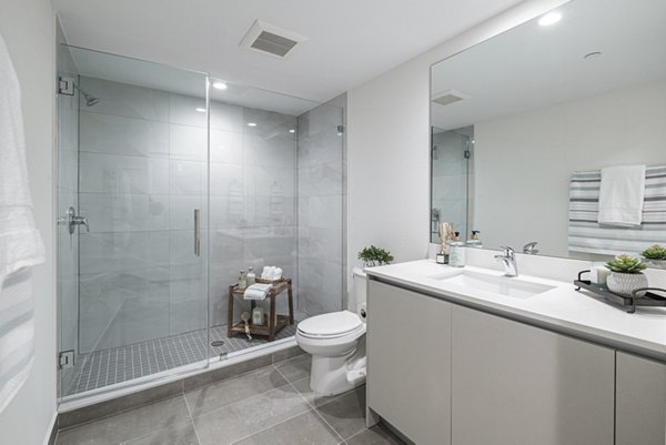 bathroom at Century Town Center Apartments