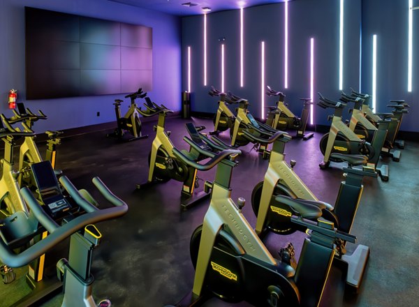 fitness center at Century Town Center Apartments