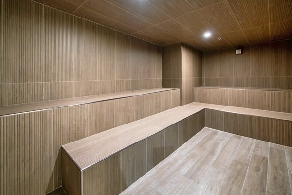 sauna at Century Town Center Apartments