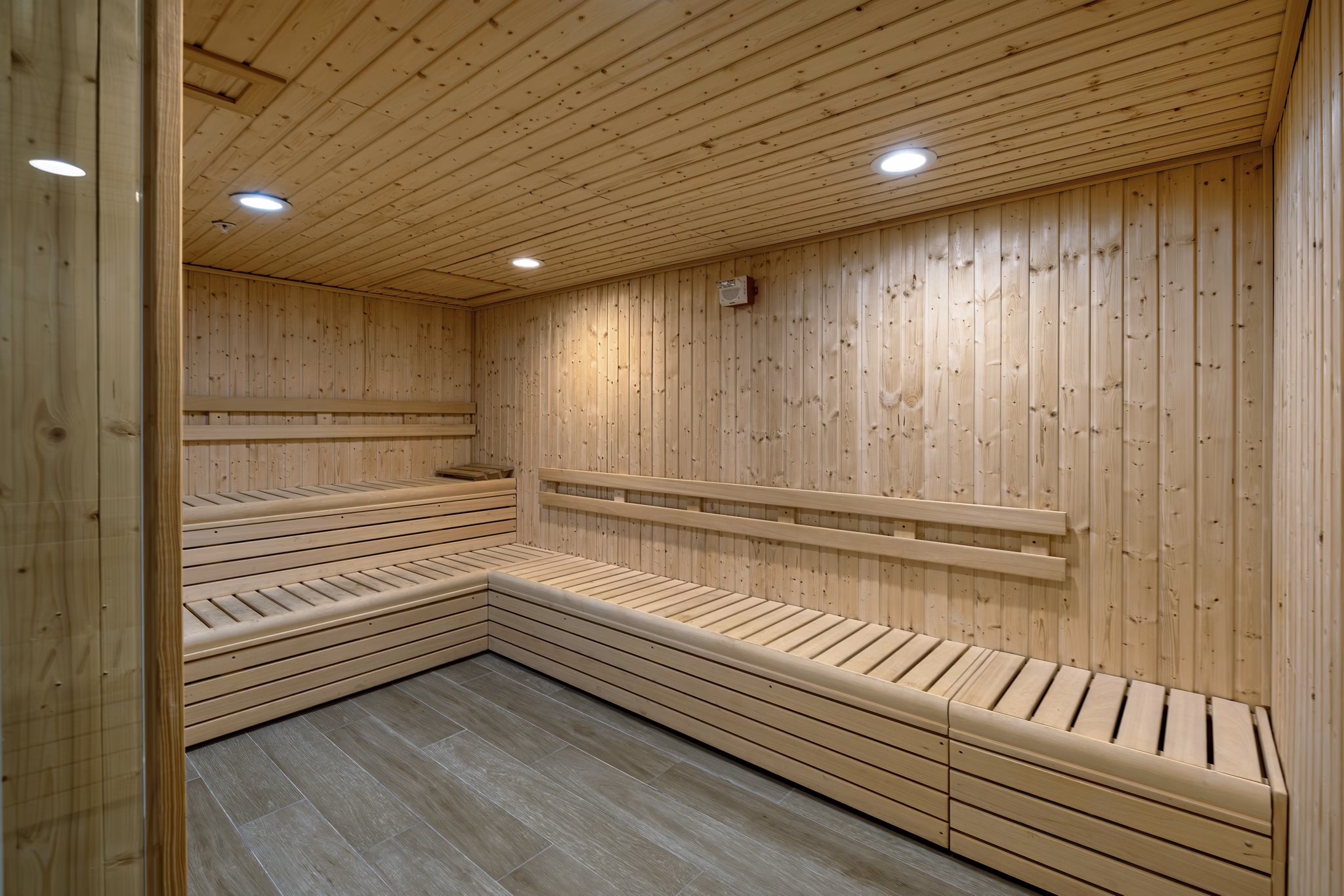 sauna at Century Town Center Apartments
