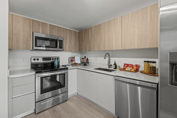 kitchen at Century Town Center Apartments