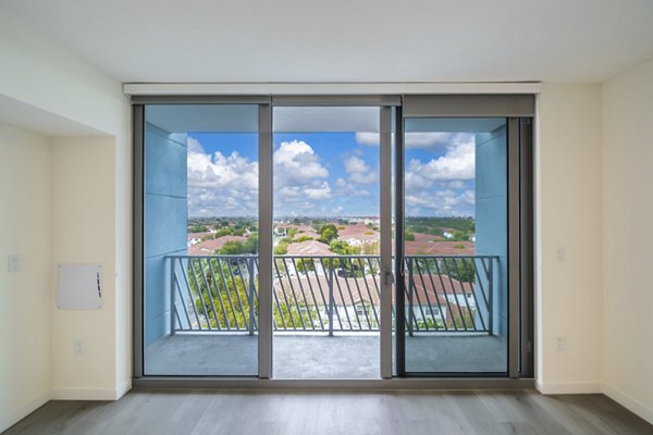 living room at Century Town Center Apartments