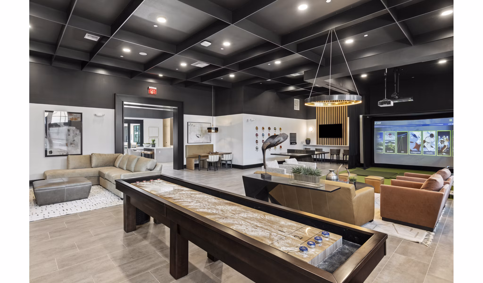 game room at The Hadley Apartments Apartments