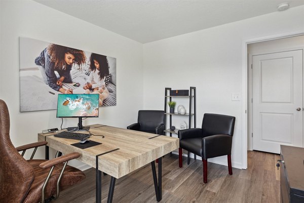 home office at Mockingbird Meadows Apartments