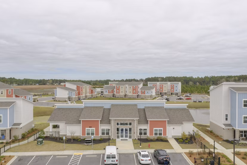 building at The Grand at Carolina Forest Apartments
