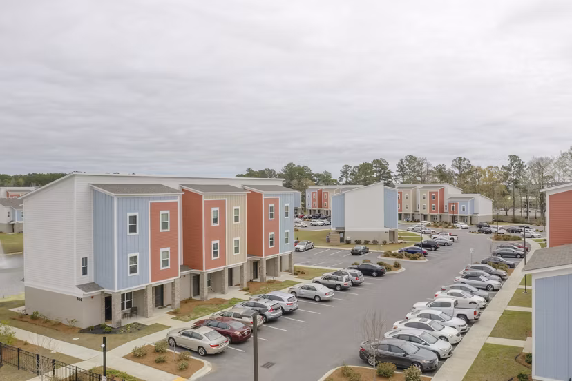 building at The Grand at Carolina Forest Apartments