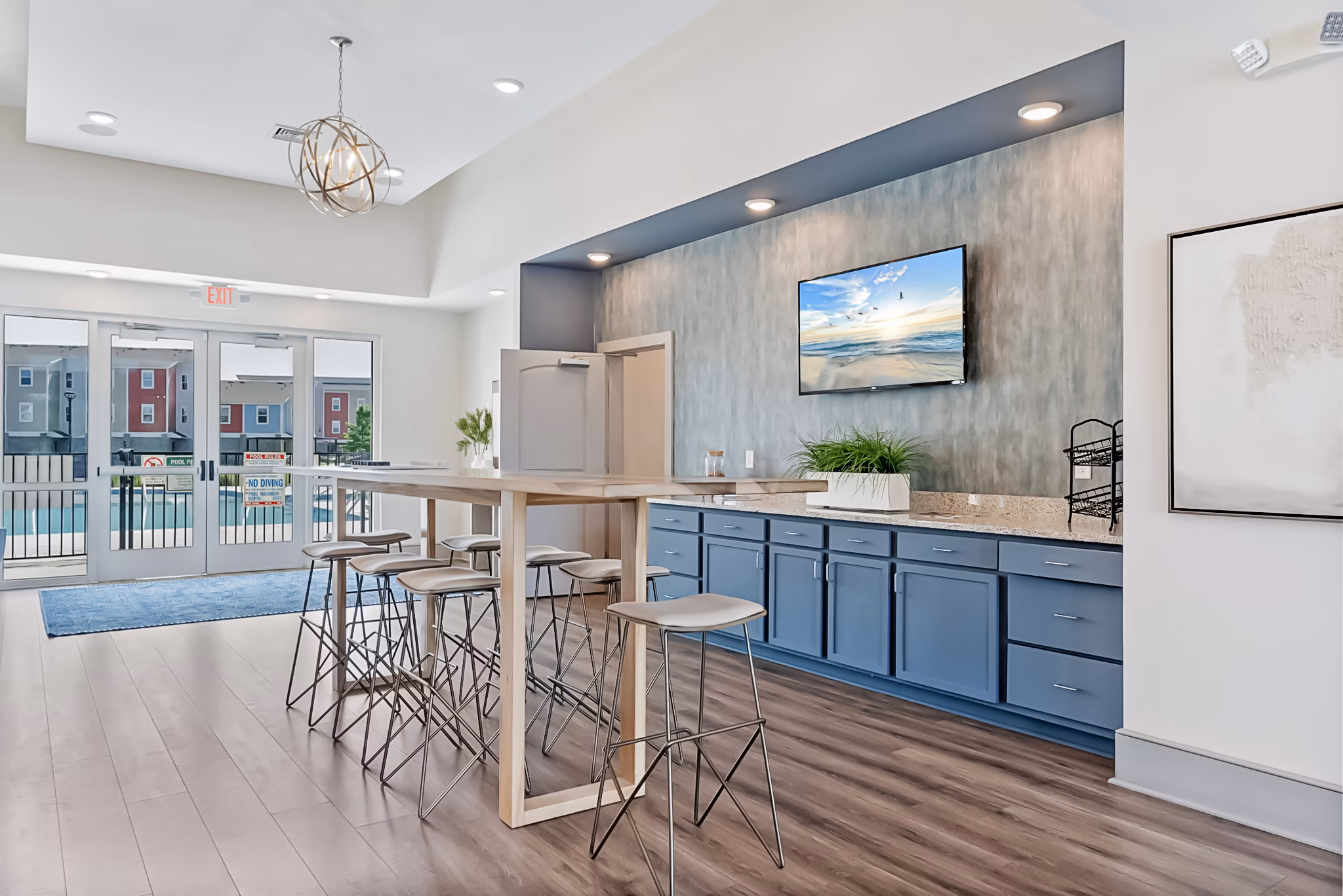 clubhouse at The Grand at Carolina Forest Apartments