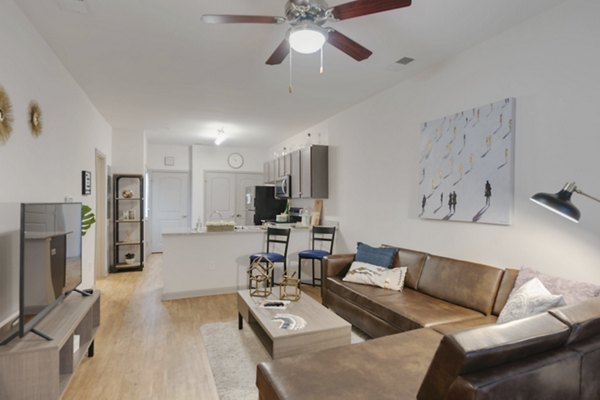 living room at The Grand at Carolina Forest Apartments