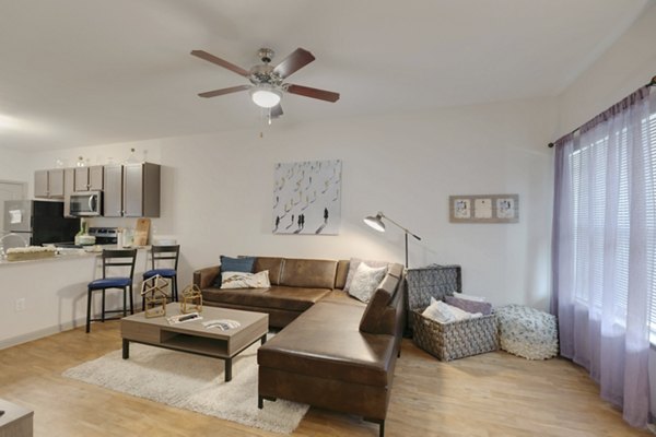 living room at The Grand at Carolina Forest Apartments