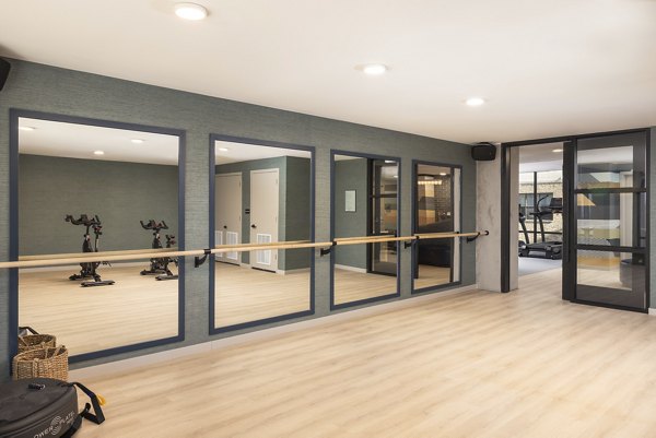 fitness center at Ensley Apartments