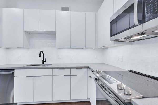 kitchen at Ensley Apartments