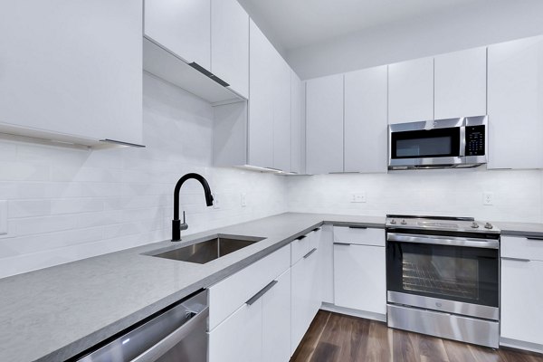 kitchen at Ensley Apartments