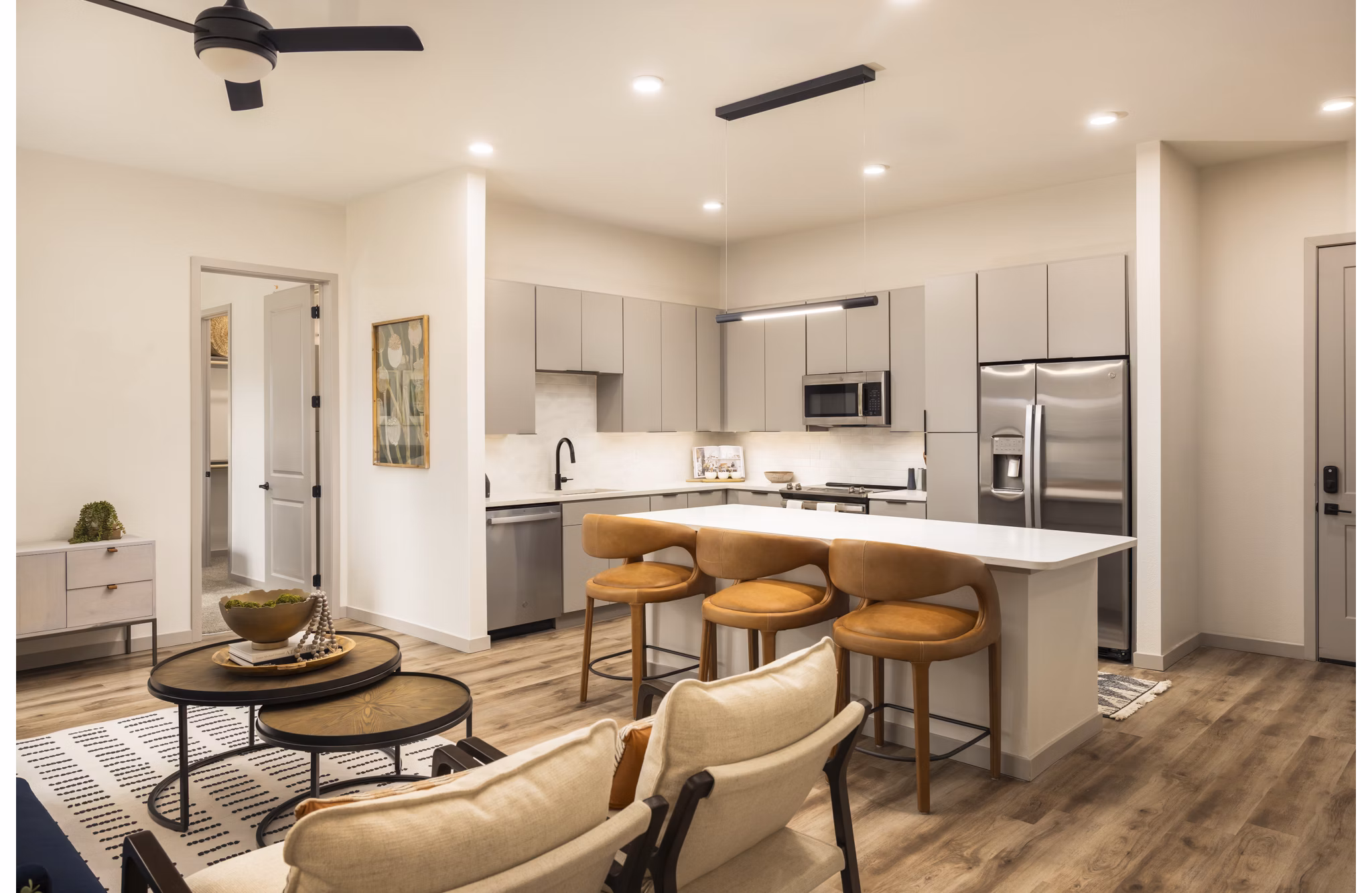living room at Ensley Apartments