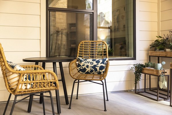 patio at Ensley Apartments