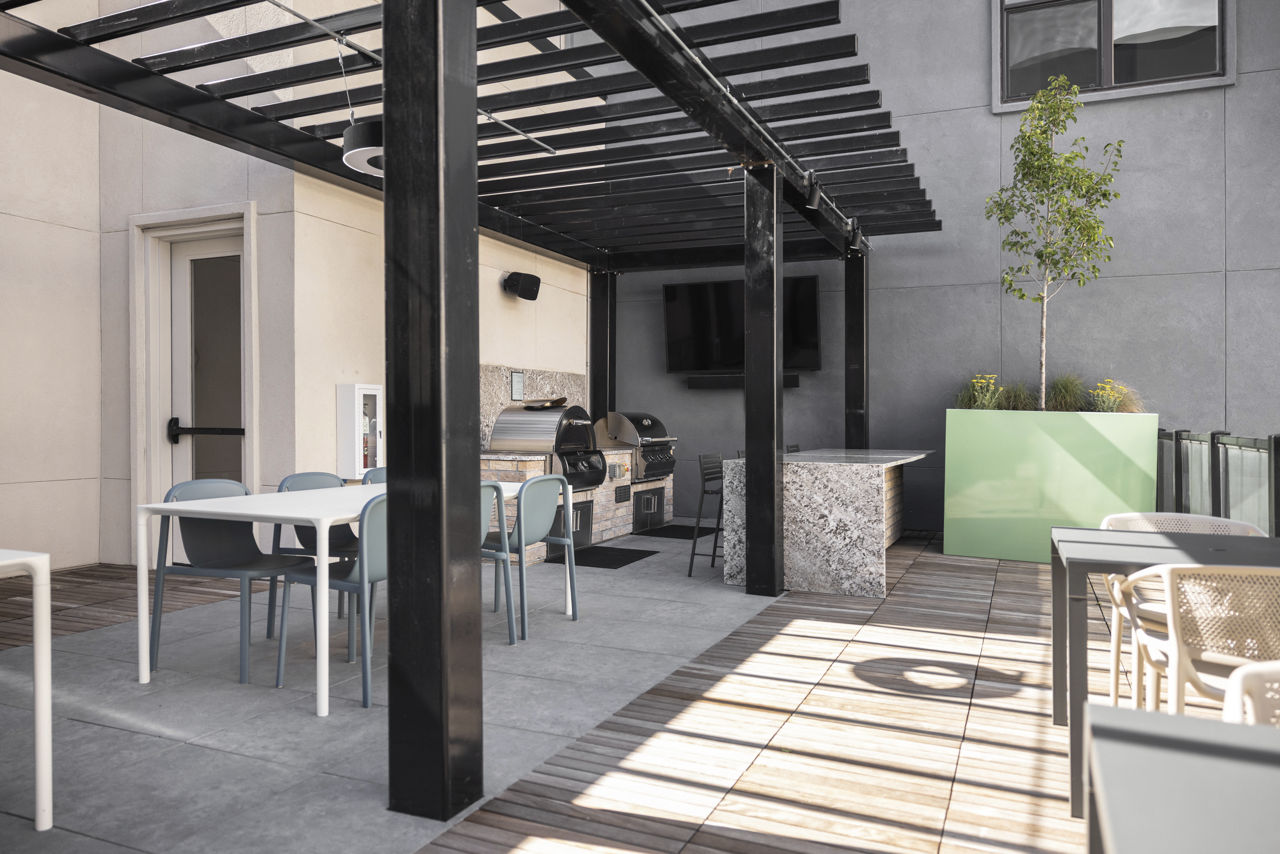 Grill area at Ensley