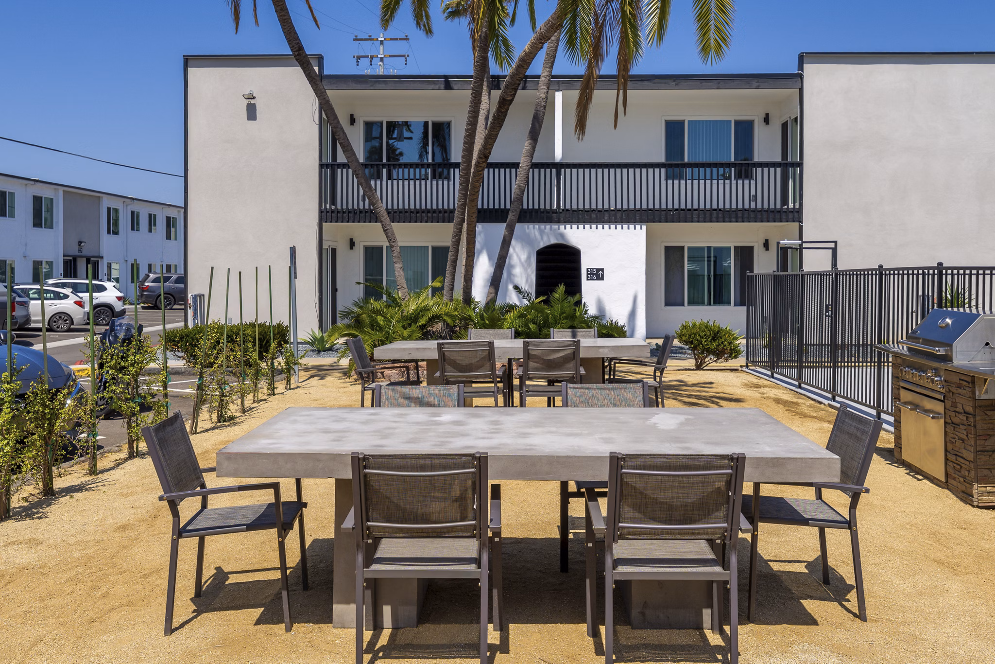 Patio at Palmera Apartments