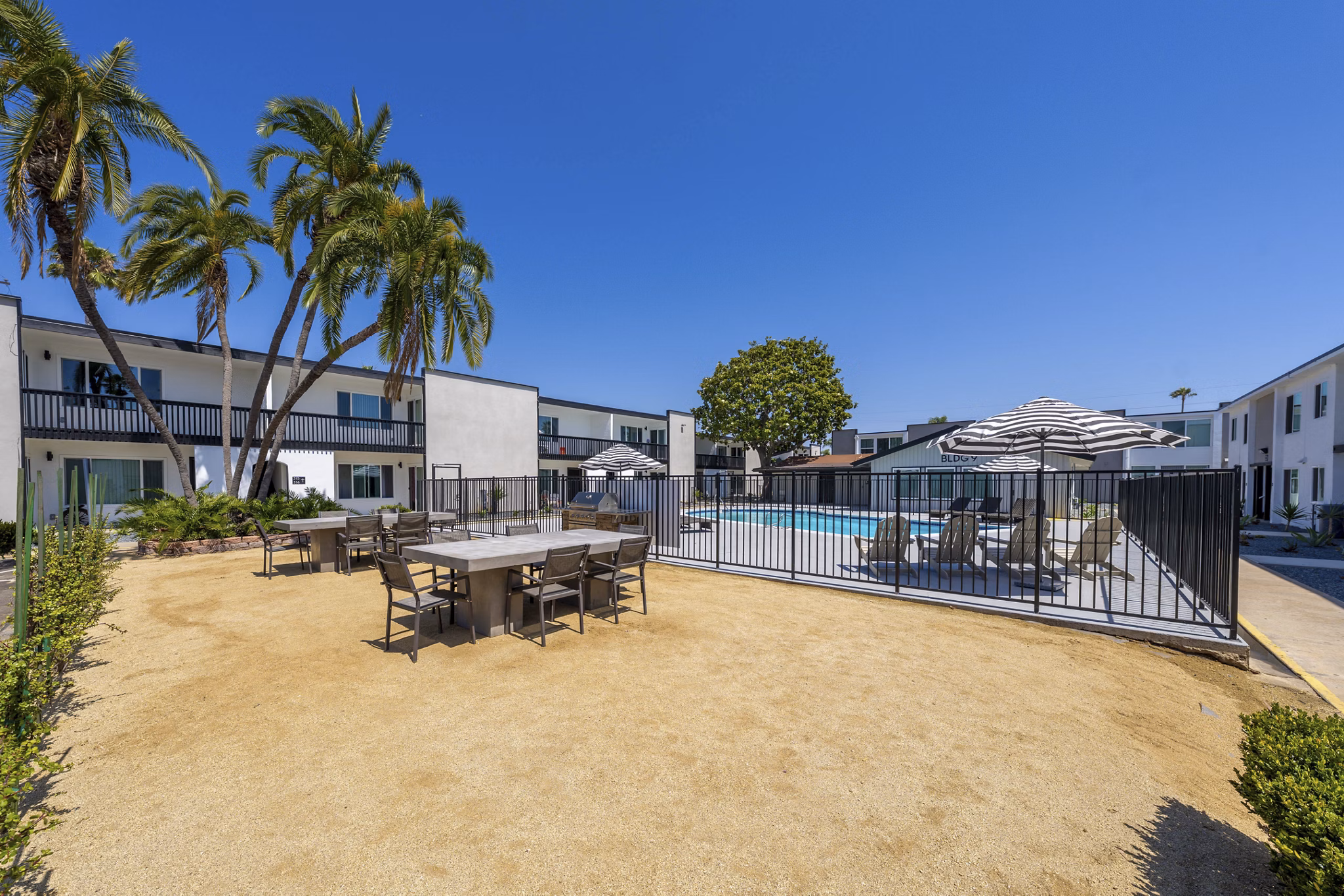 Patio at Palmera Apartments