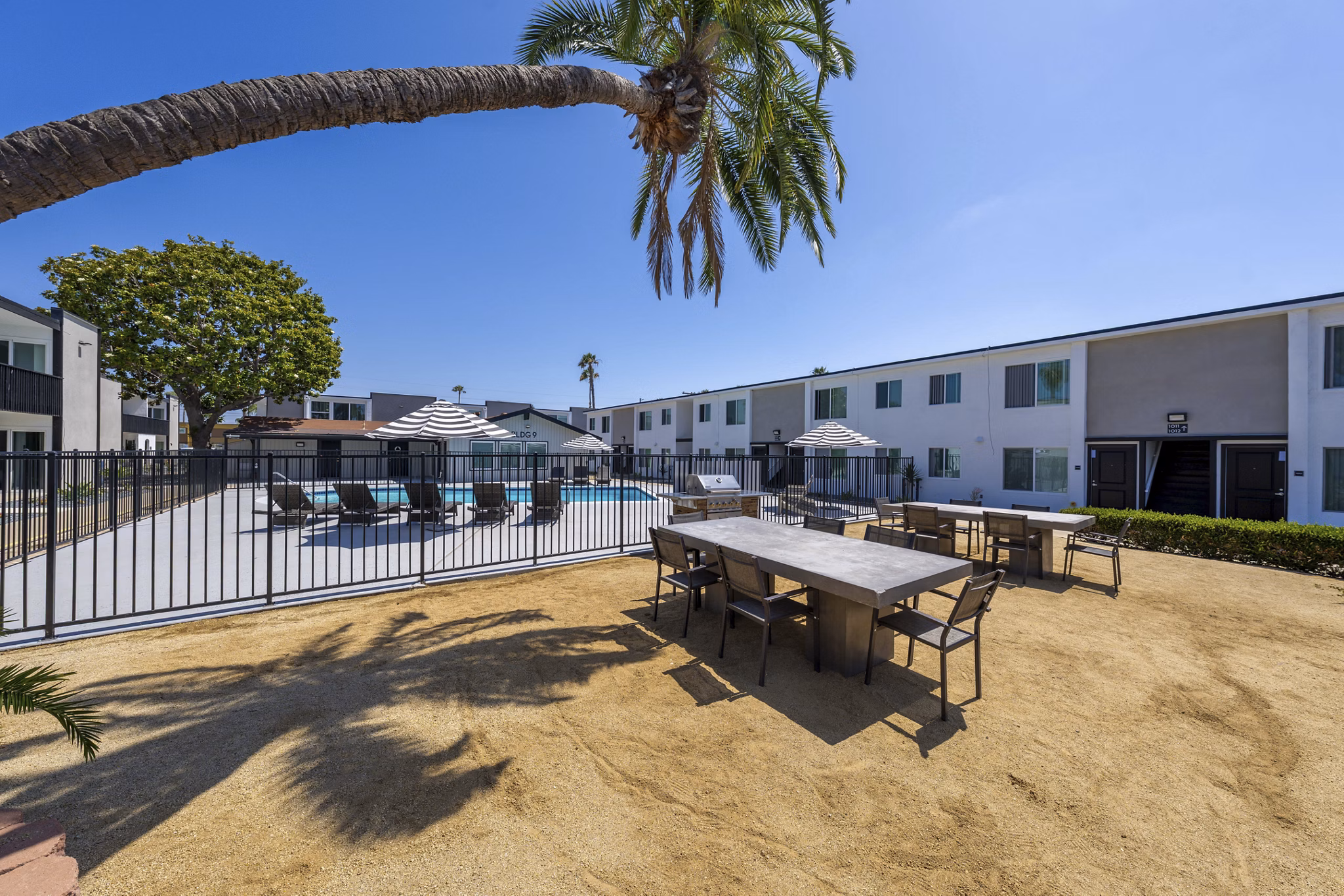 Patio at Palmera Apartments
