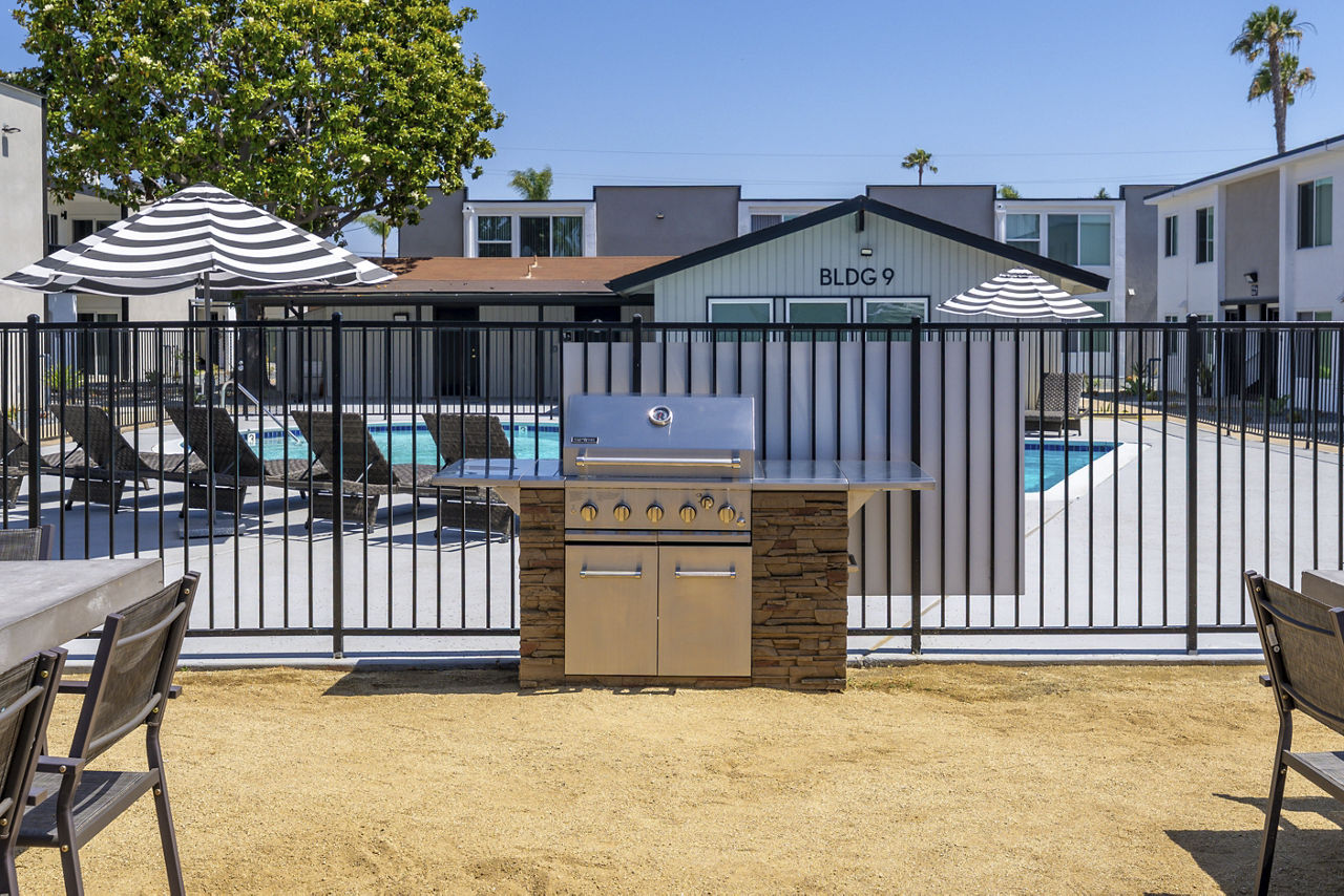 Grill area at Palmera