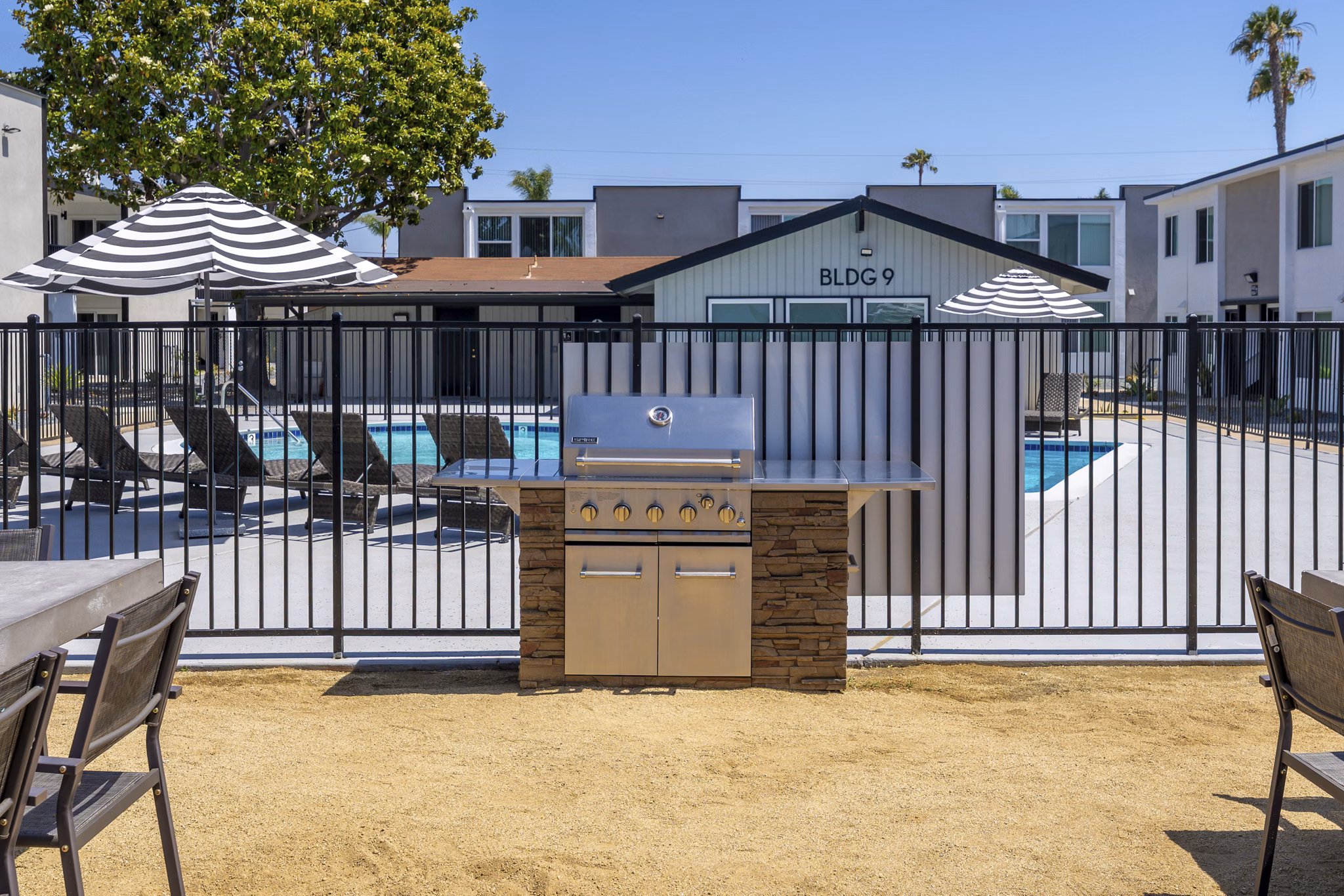 Patio at Palmera Apartments