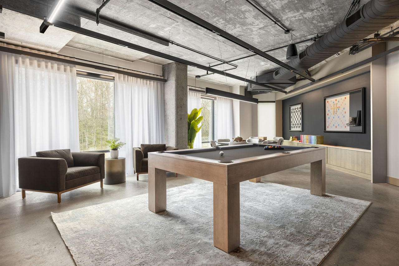 Game room at Sylvan Woods Evesham