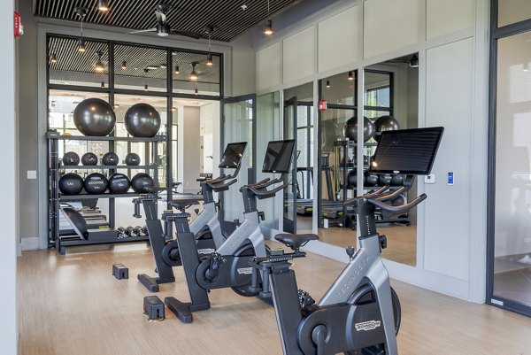 fitness center at Goddard Point Hope Apartments 