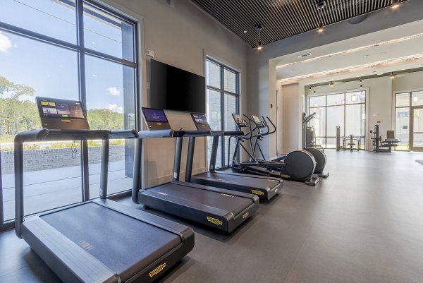 fitness center at Goddard Point Hope Apartments 