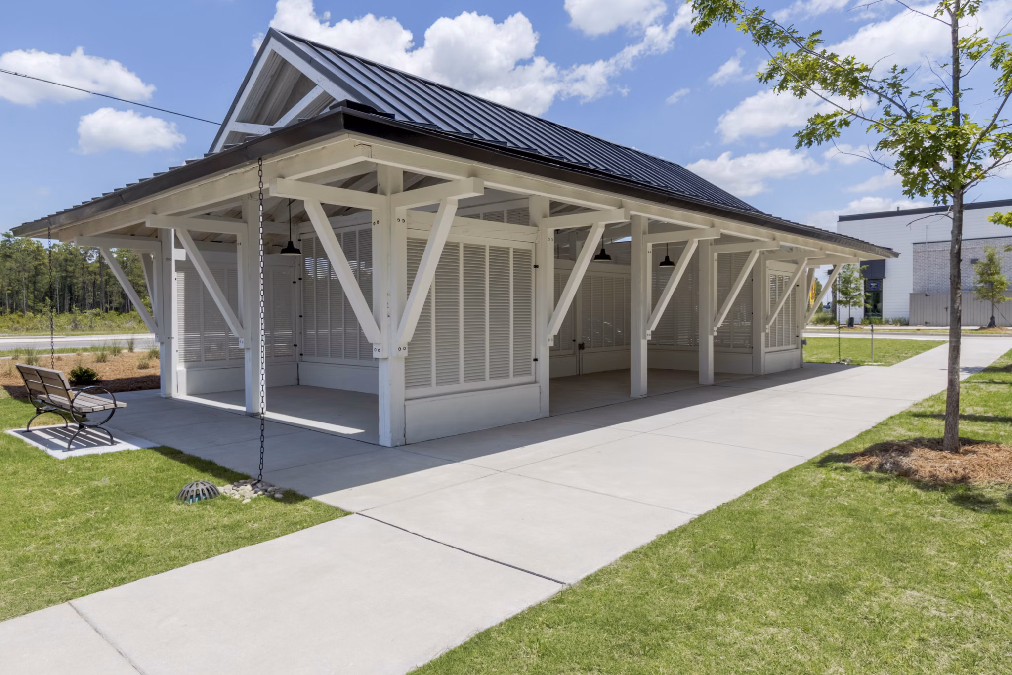 recreational area at Goddard Point Hope Apartments 
