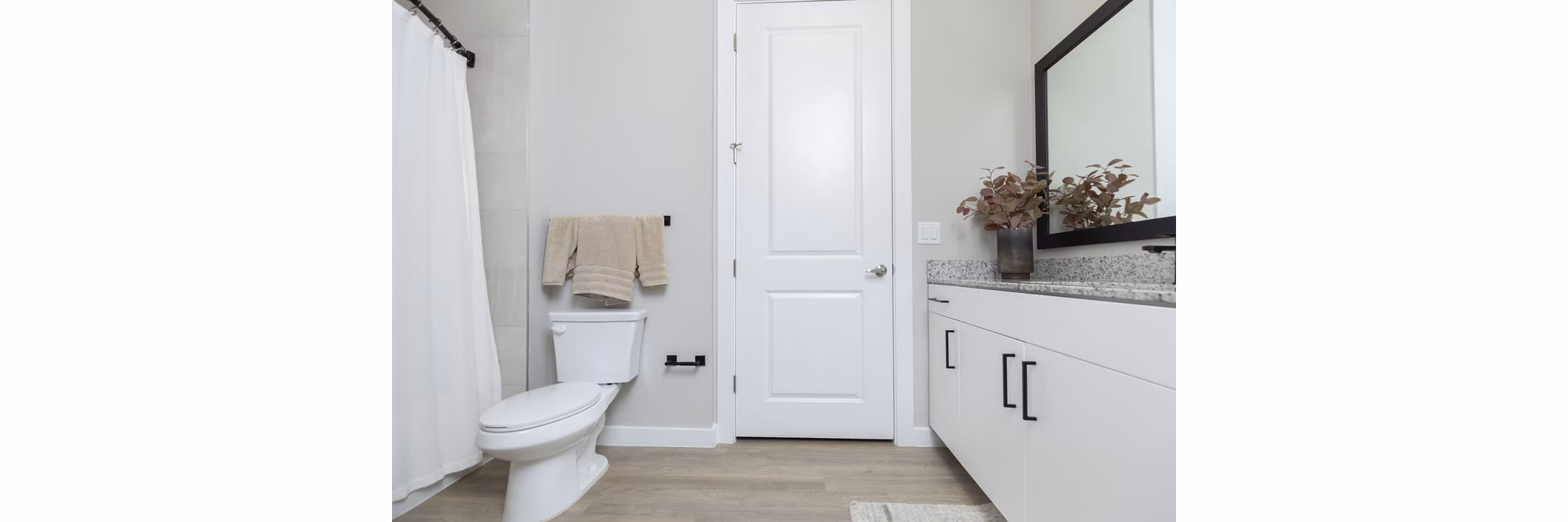 bathroom at Eleve Apartments 