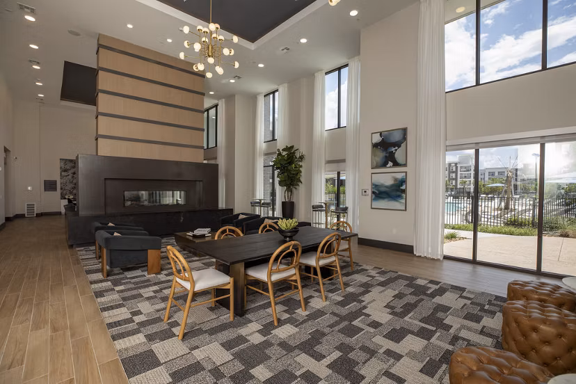 clubhouse at Eleve Apartments 