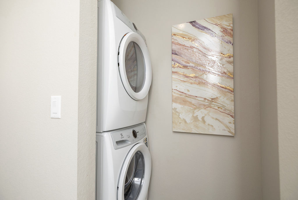 Laundry room at Eleve