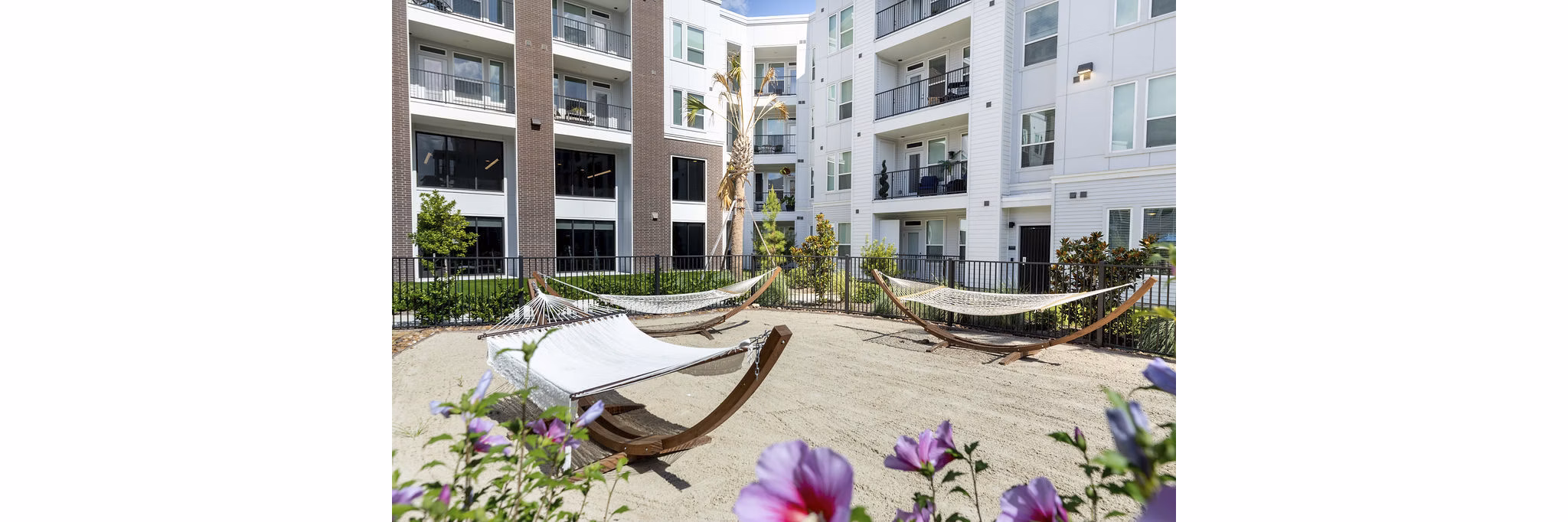 patio at Eleve Apartments 