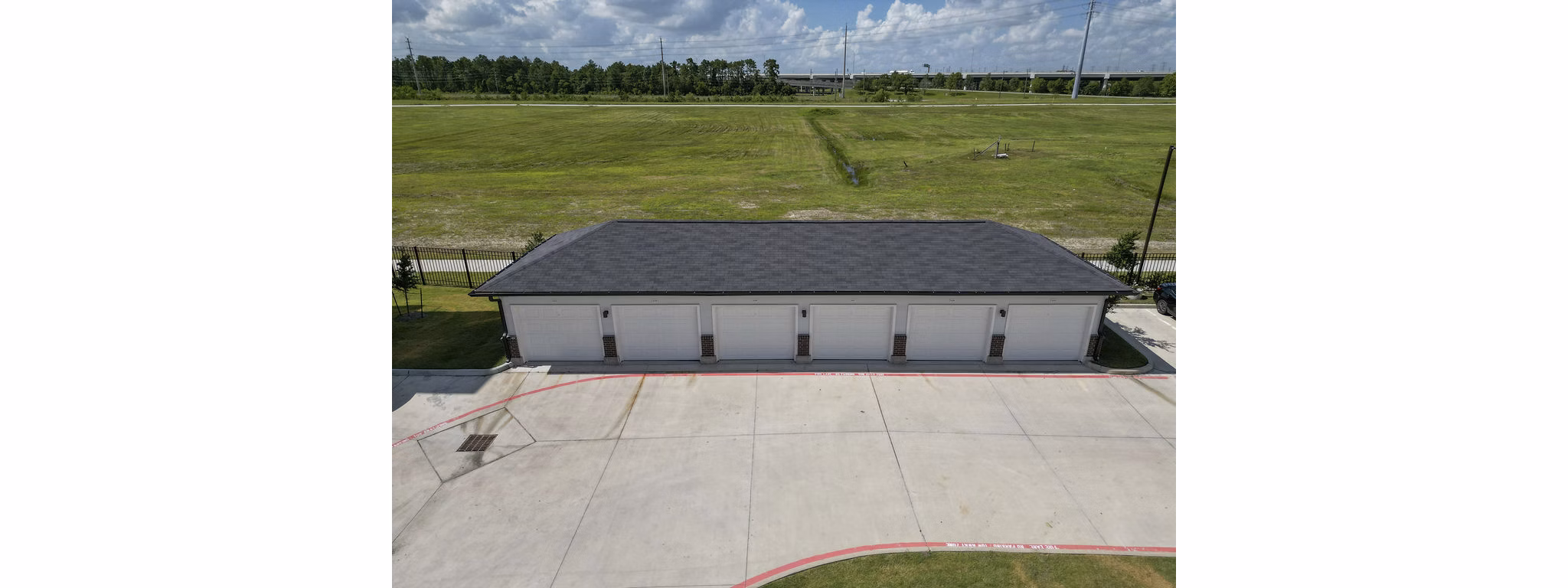 covered parking at Eleve Apartments 