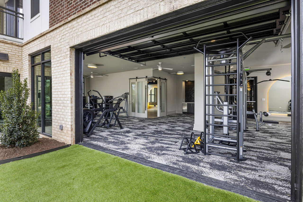 Gym at The Keaton At Brier Creek Apartments (3 of 3)