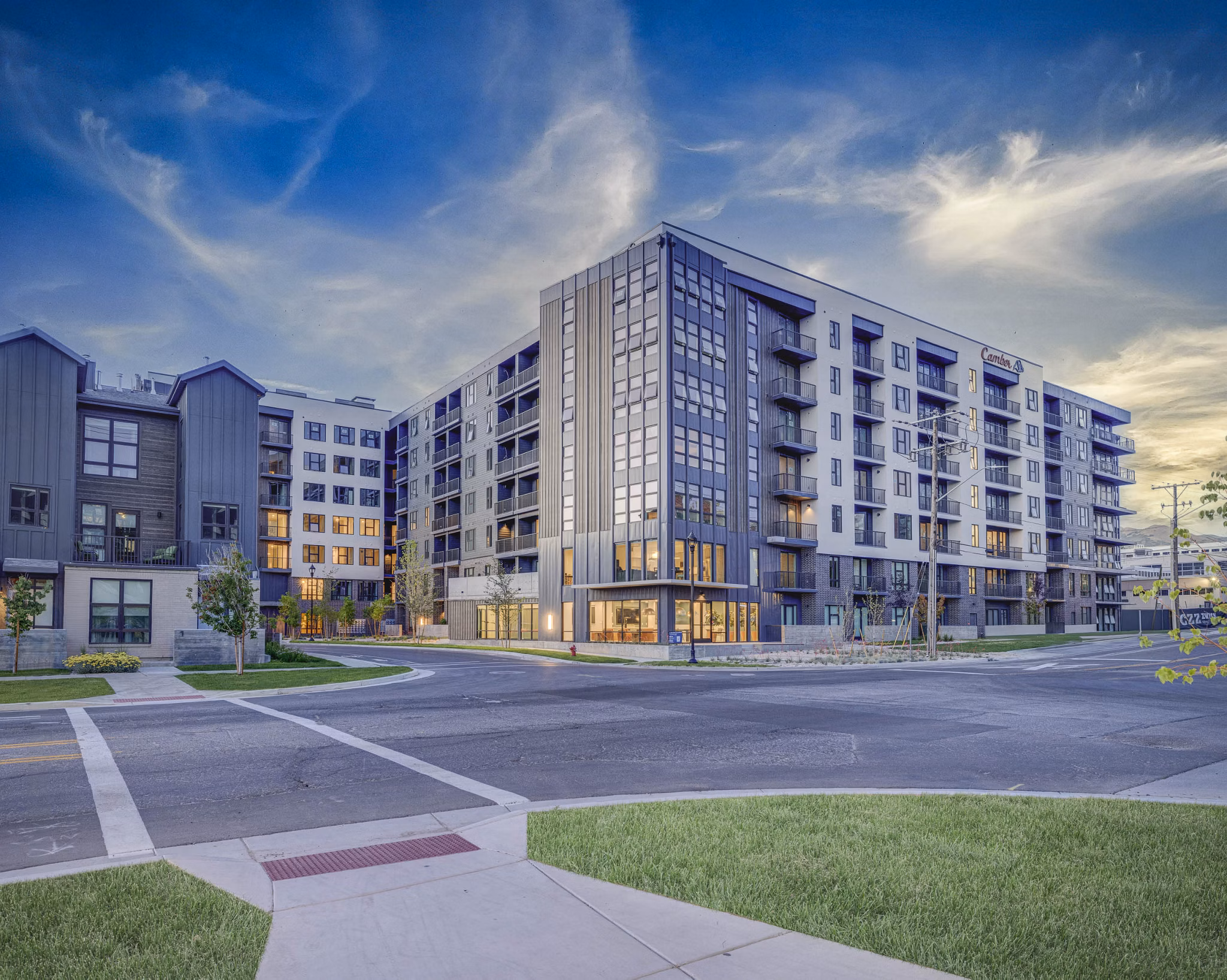 Camber Apartments: Elegant design of luxury apartments in vibrant downtown area