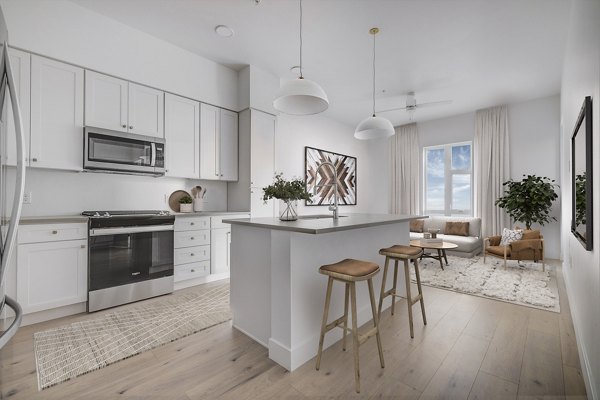 kitchen at Camber Apartments