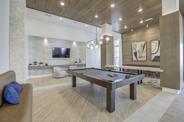Clubhouse with stylish modern design at Alton Serenoa Apartments