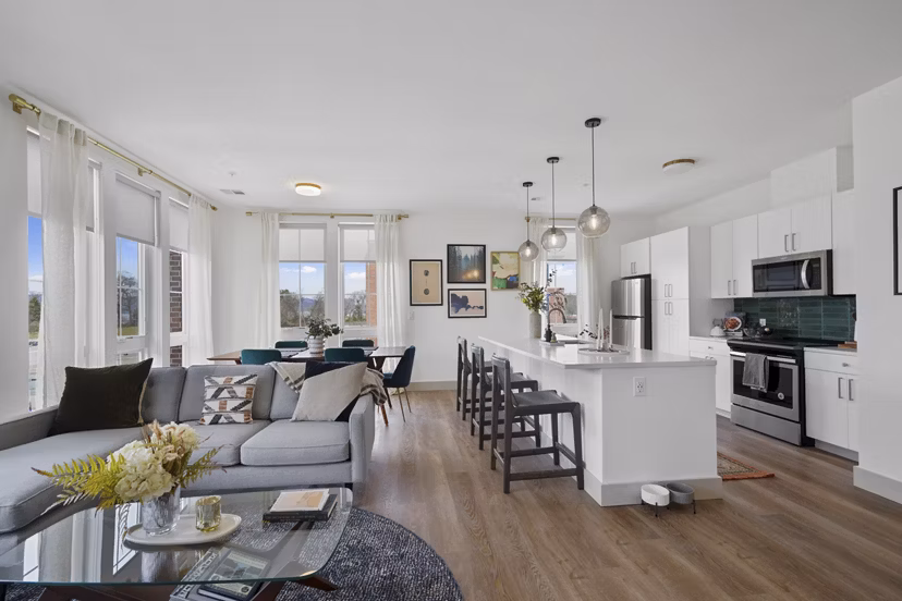 living room at Emerson II Apartments