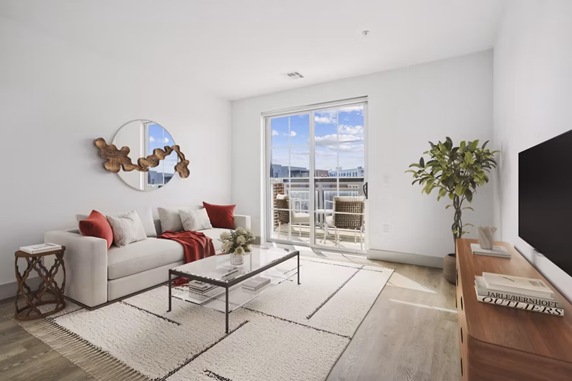 living room at Emerson II Apartments