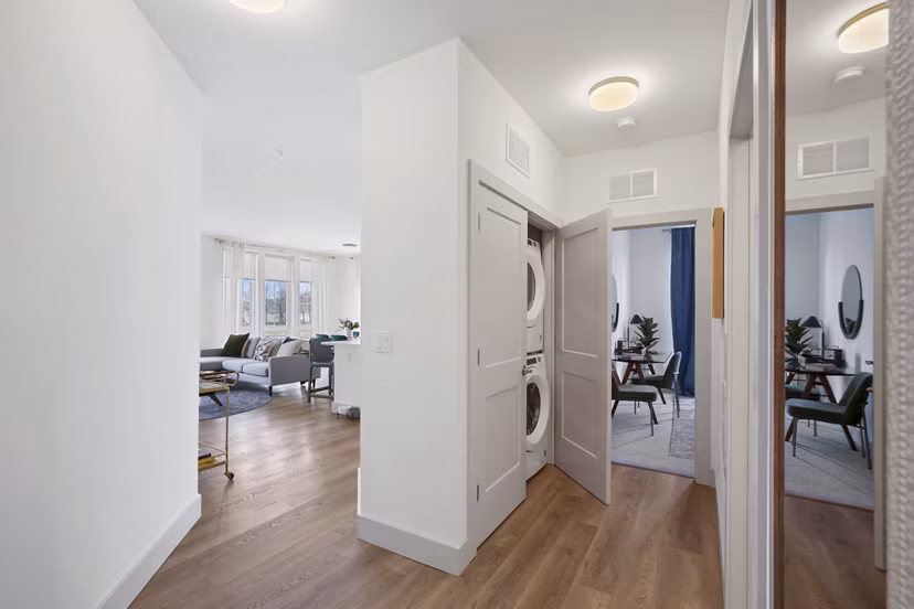 laundry room at Emerson II Apartments