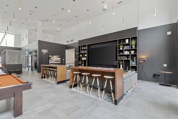 Clubhouse at Legacy at Fitz Apartments featuring modern amenities and stylish design