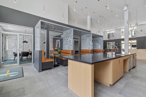 Inviting clubhouse with cozy seating and modern decor at Legacy at Fitz Apartments, ideal for social gatherings and relaxation