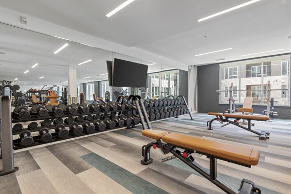 fitness center at Legacy at Fitz Apartments