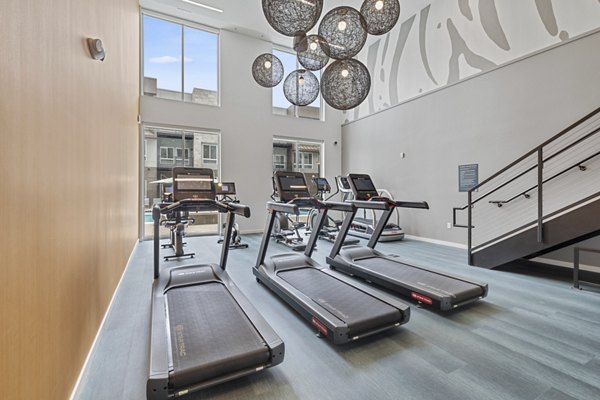 Well-equipped fitness center with modern gym equipment at Legacy at Fitz Apartments, perfect for an active lifestyle
