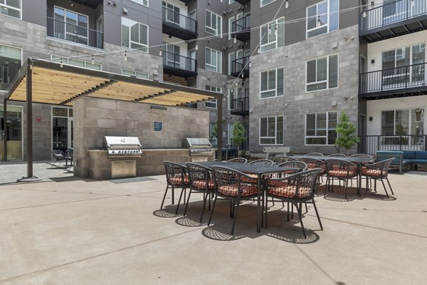 grill area at Legacy at Fitz Apartments