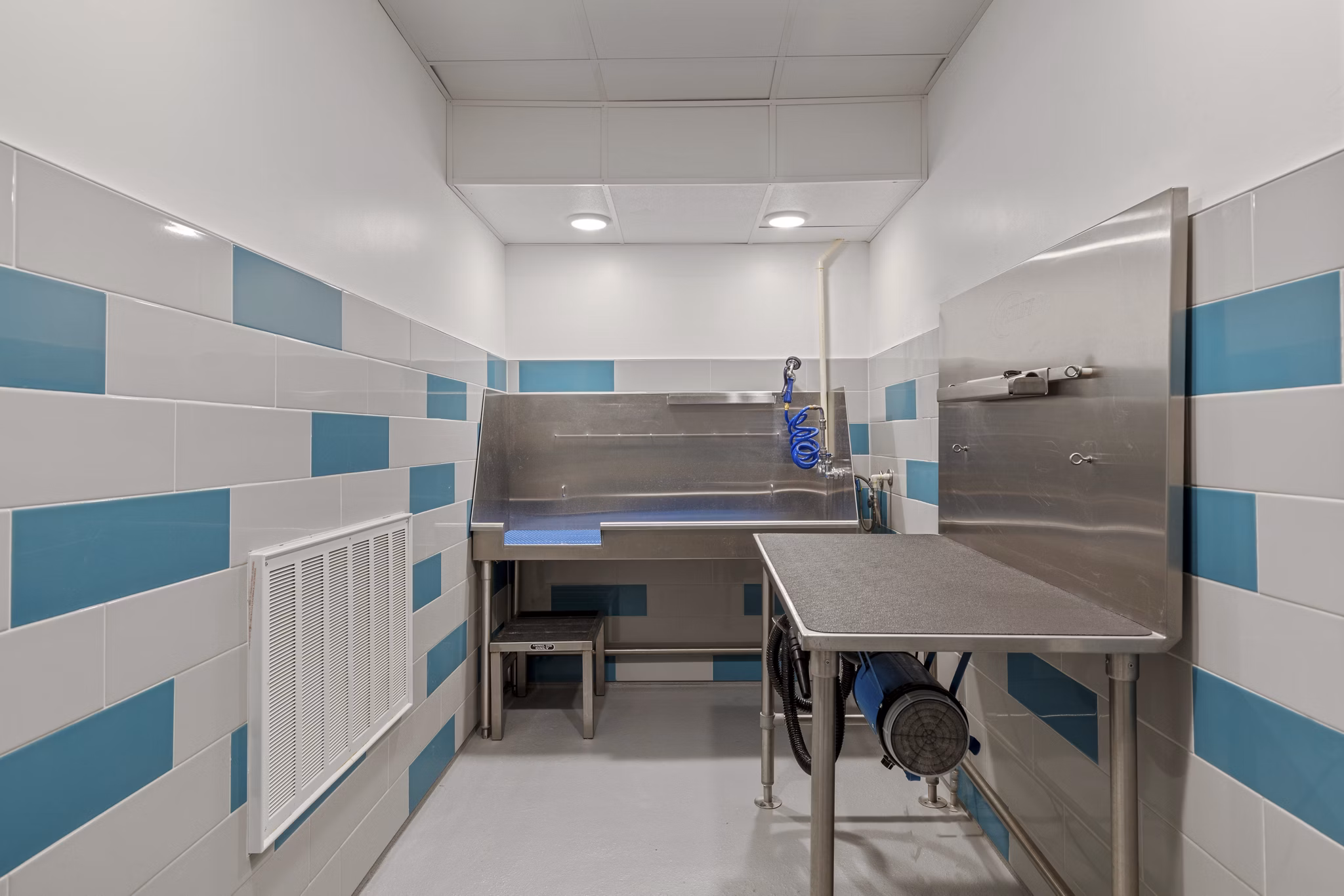 Convenient dog wash station at Legacy at Fitz Apartments, offering premium pet amenities for luxury living