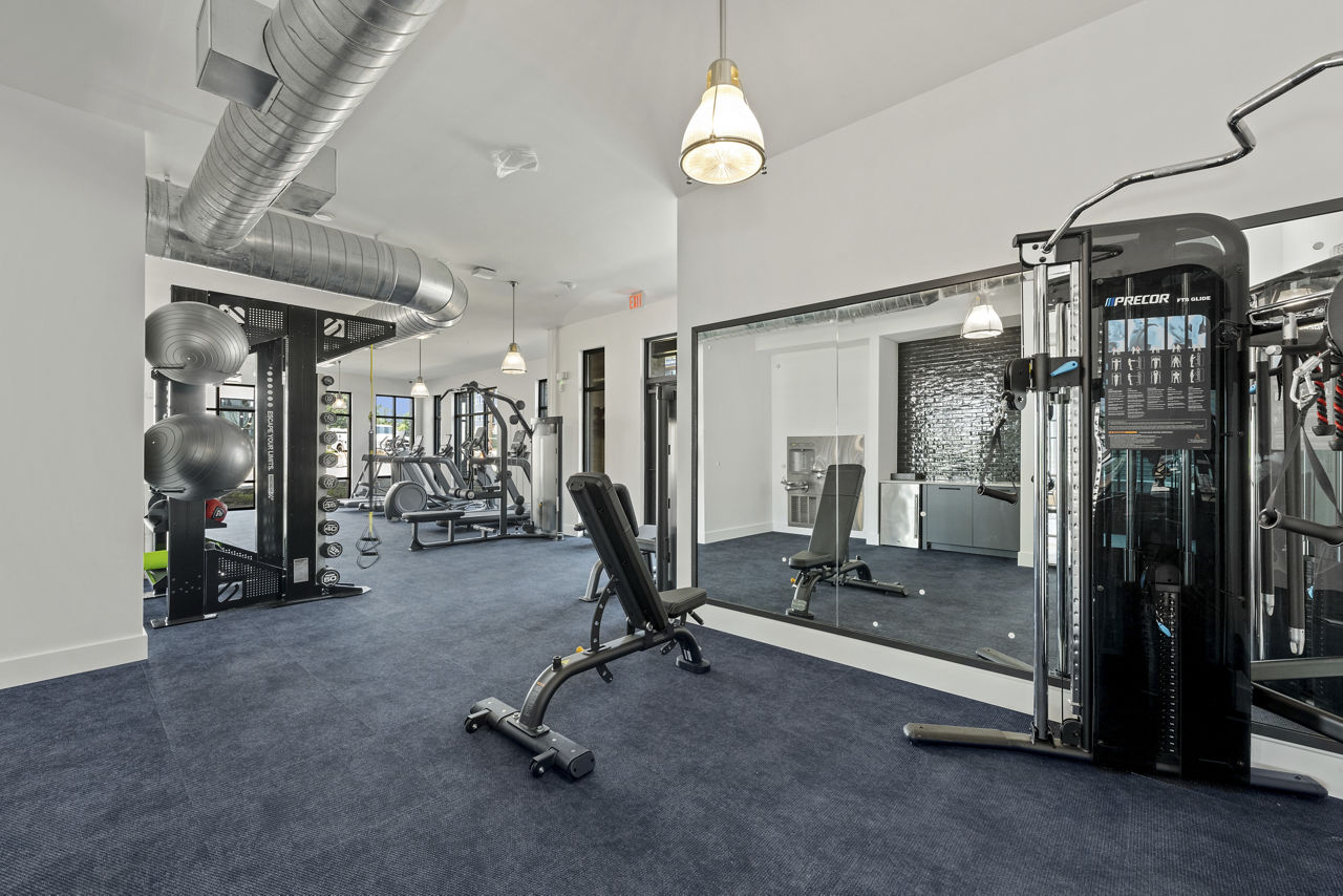 Gym at Bowery West Apartments And Townhomes (1 of 5)