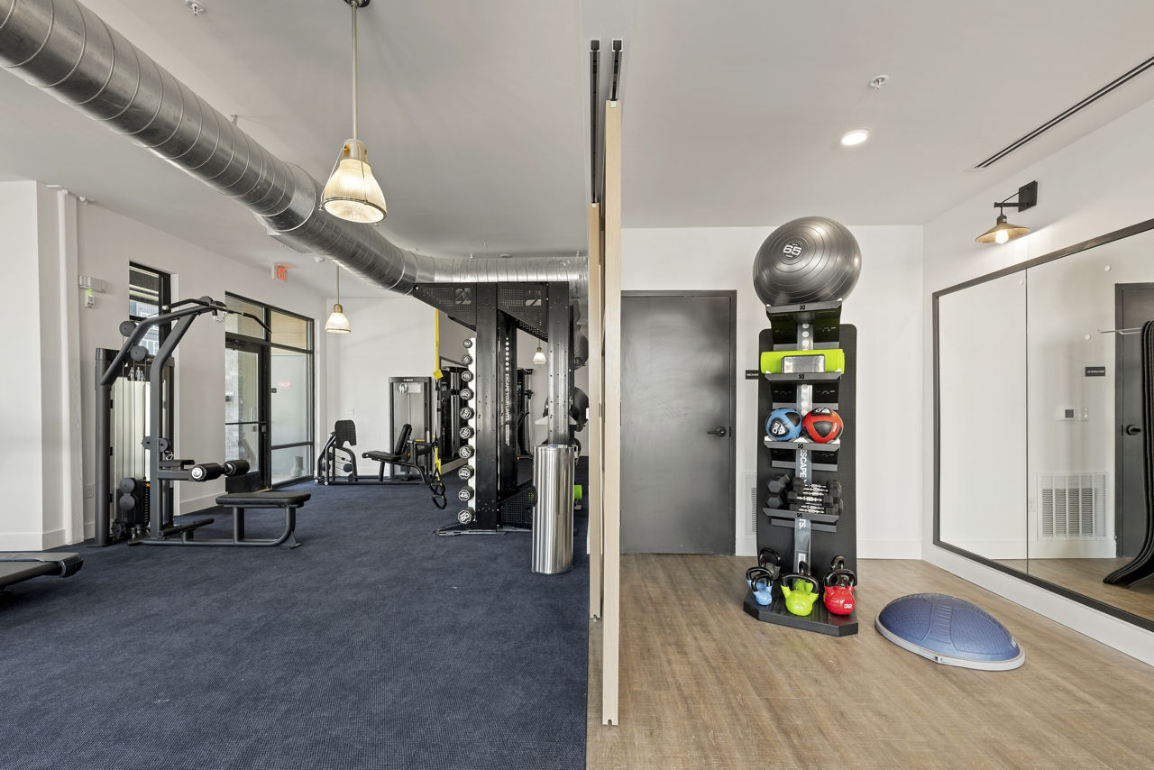 Gym at Bowery West Apartments And Townhomes (2 of 5)